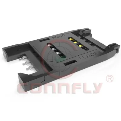 Card Edge&Mini PCI E Socket&SIM&SD Card DS1138-02 Connfly