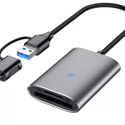 USB C 3.0 2 in 1 Card Reader -WFCS010