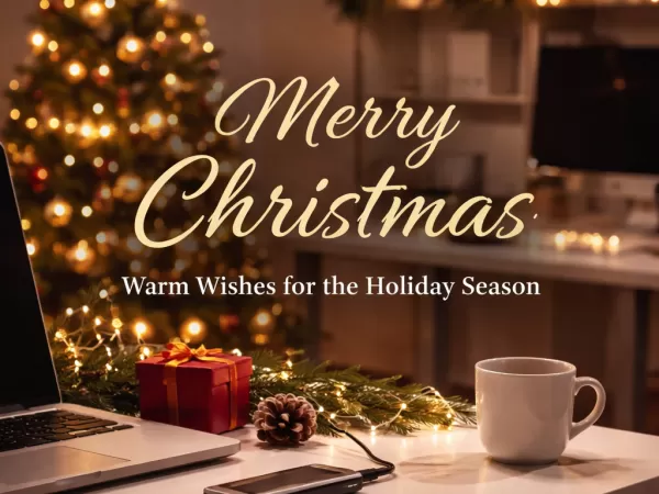Merry Christmas Warm Wishes for the Holiday Season