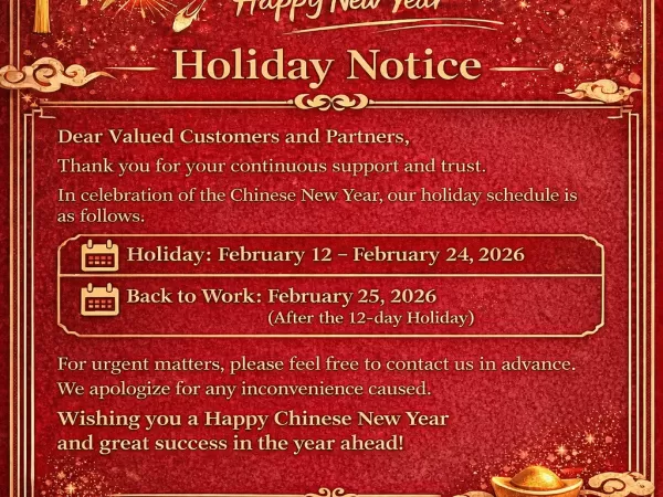 Avis de congé du Nouvel An chinois